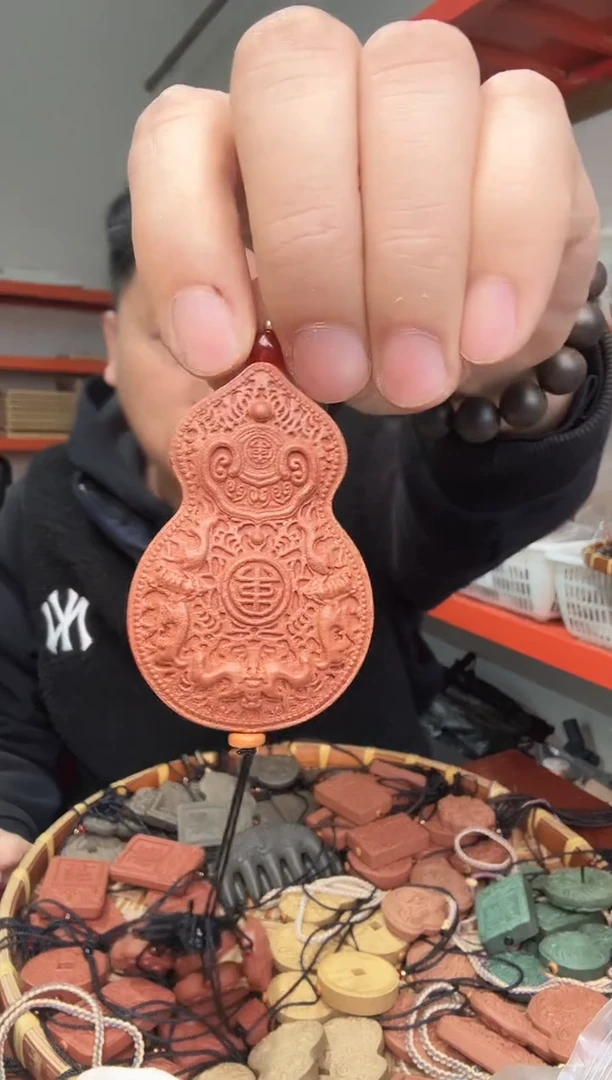 泥塑七香十二精药如意葫芦