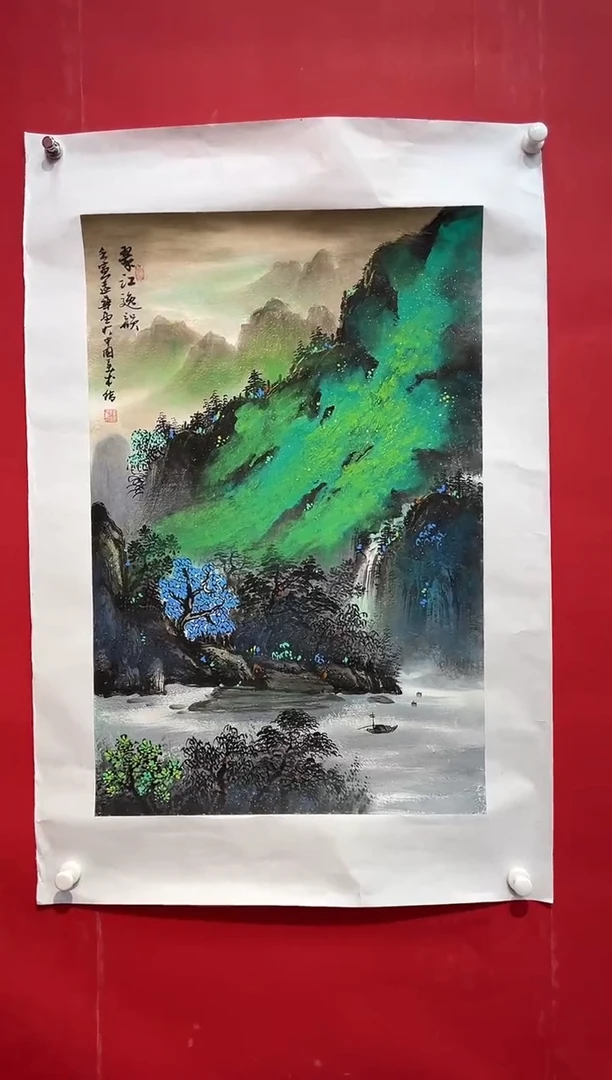 国画画家陆远华纯手绘原作