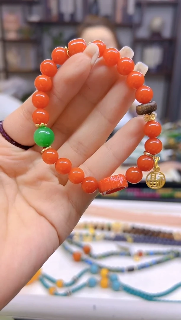 手链未镶嵌南红玛瑙DIY款S632