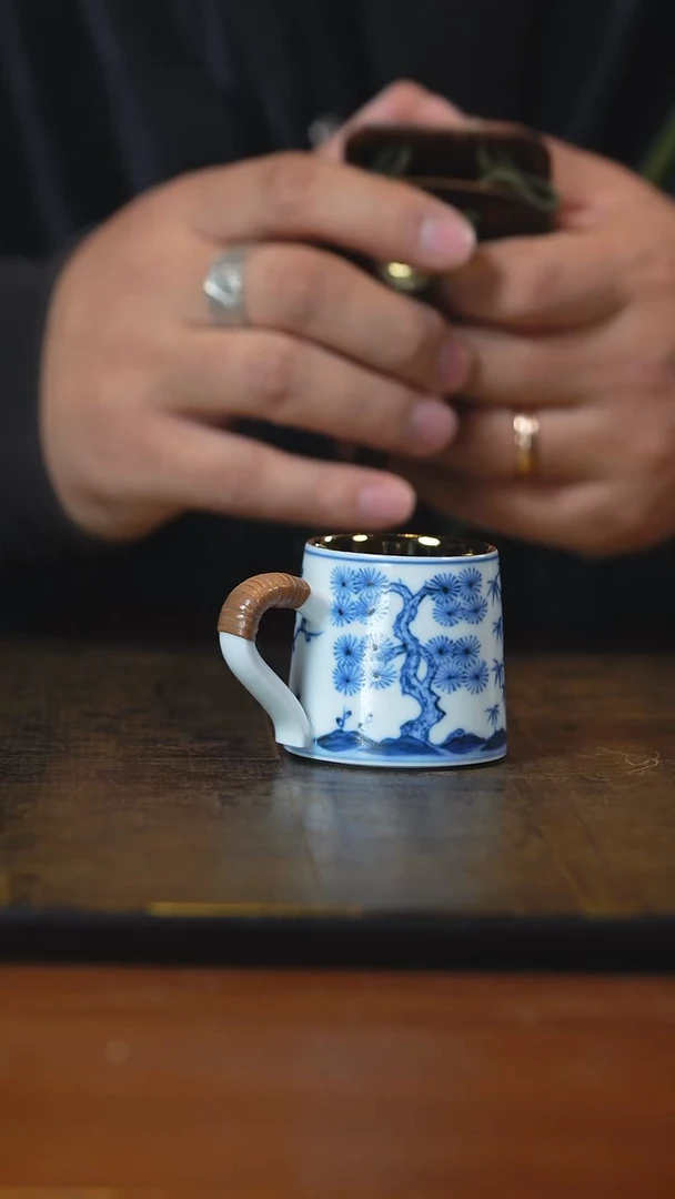 弥云斋岁寒三友mini马克杯一套