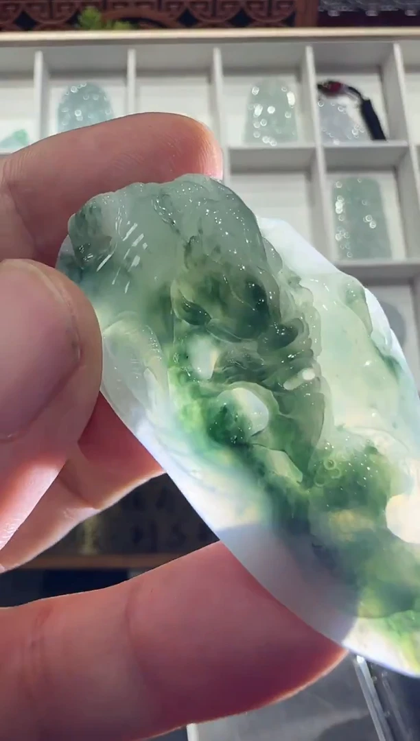 未镶嵌挂件翡翠A货翡翠多样性孤品