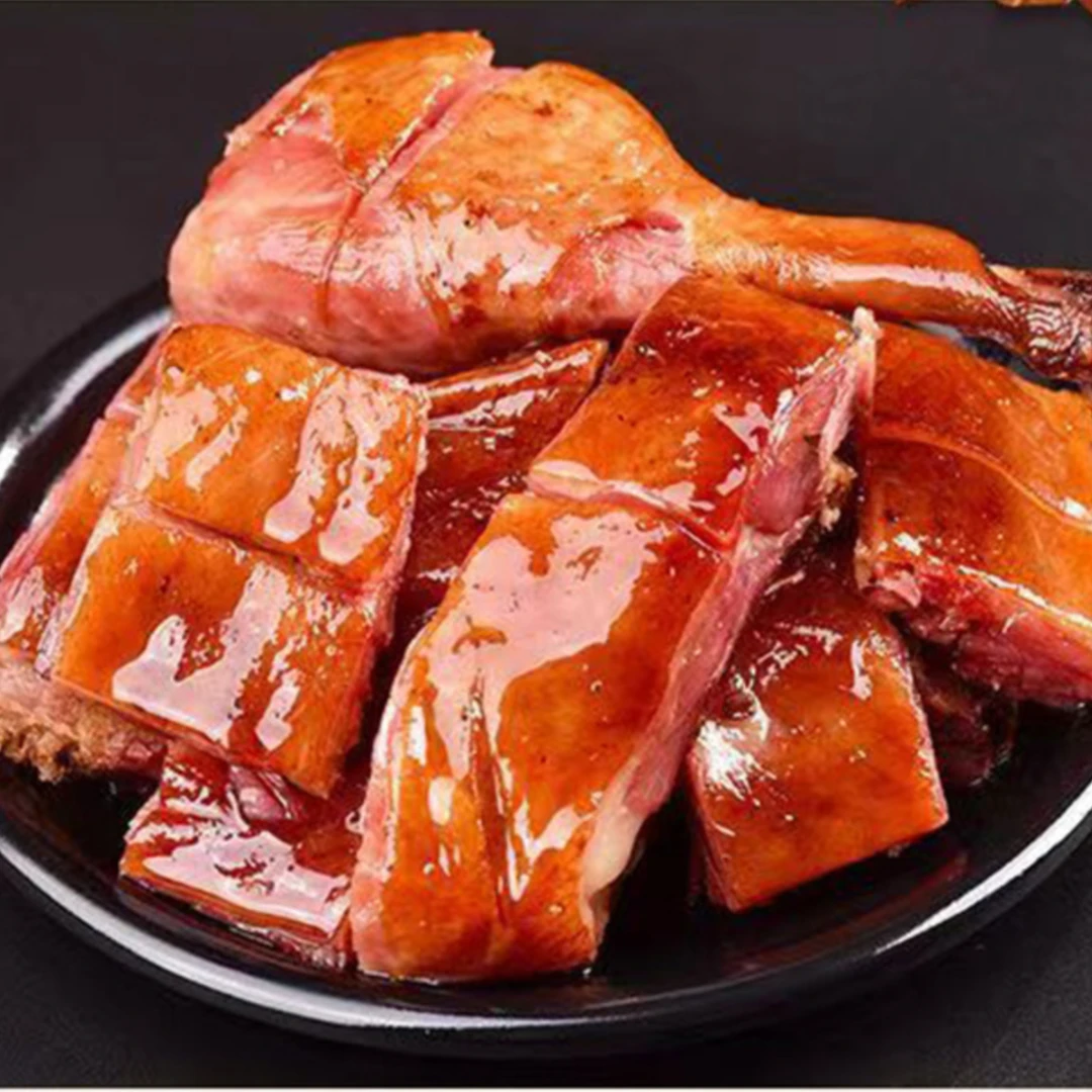 【烟熏花椒鸭】果木熏制越吃越香农家风味鸭子柏树丫熏腊味