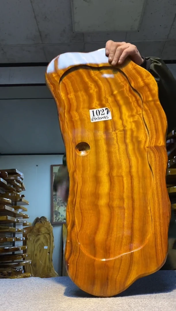 实木茶盘 一物一拍（不含配件）