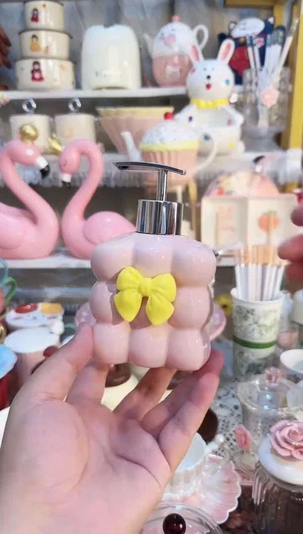 瓷片 高颜值又实用的 洗手液瓶