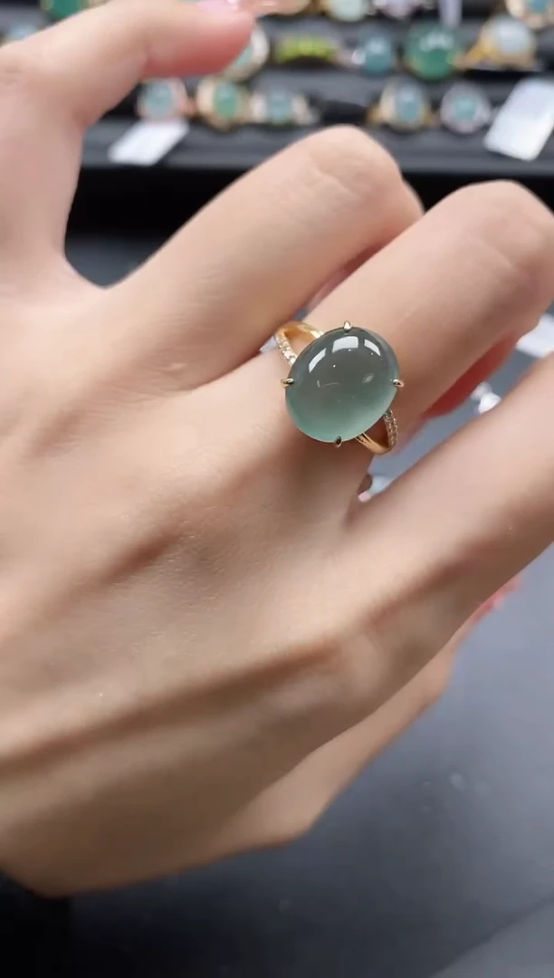 【闪购商品】翡翠戒指银S925镶嵌11111