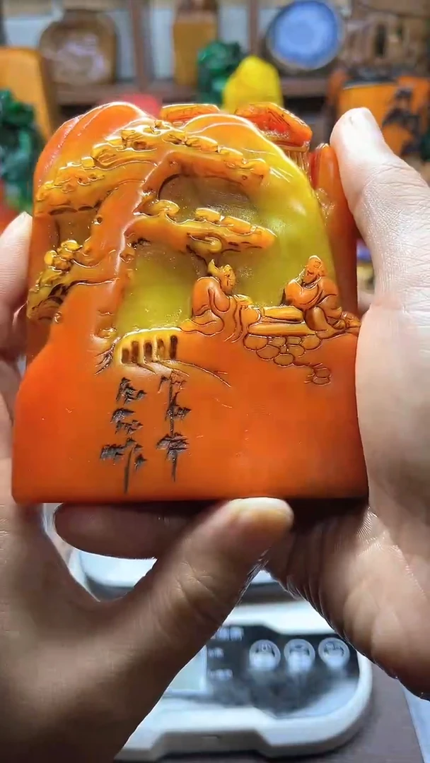寿山石印石纯天然石料