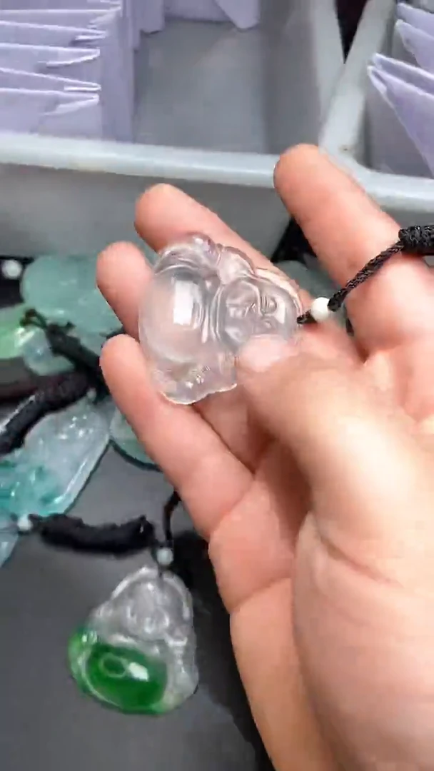 散珠翡翠含赠品绳子发货FG01