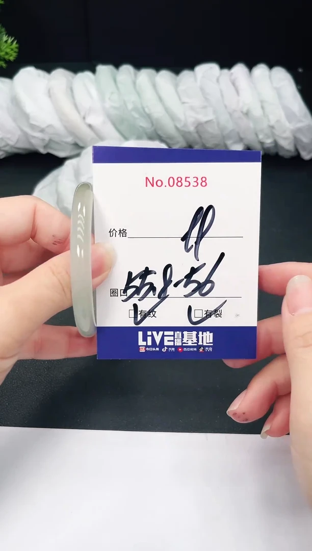 未镶嵌手镯翡翠8538