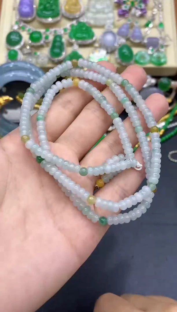 颈饰未镶嵌翡翠124-中国好珍宝