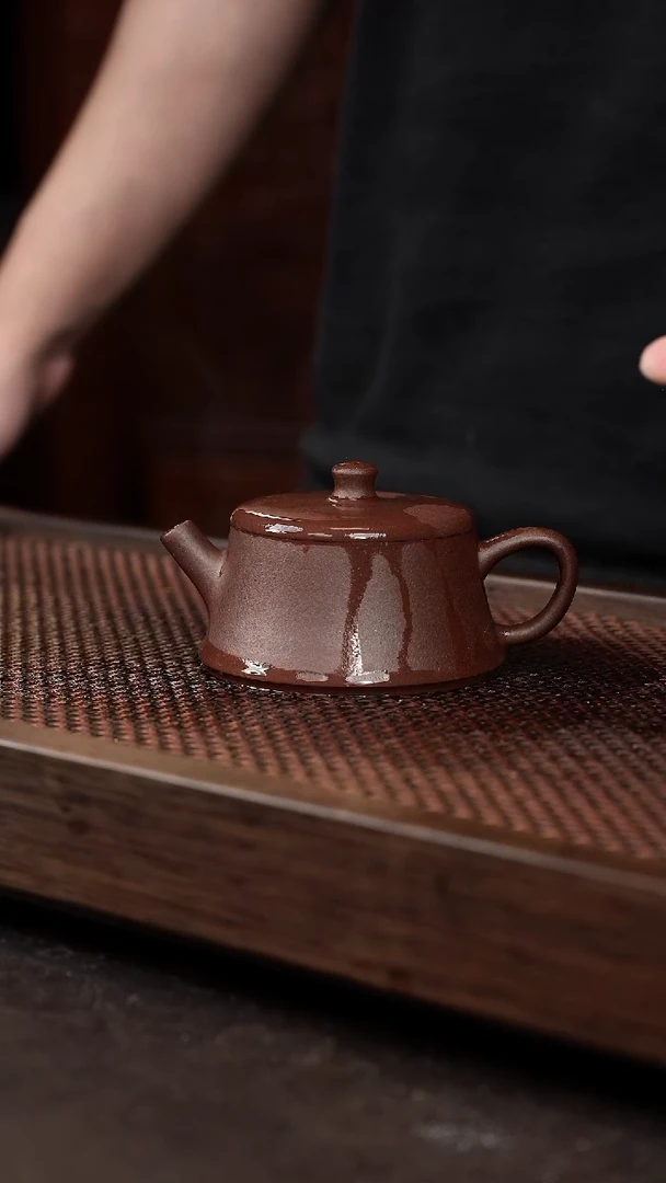 茶壶紫砂紫泥云柱