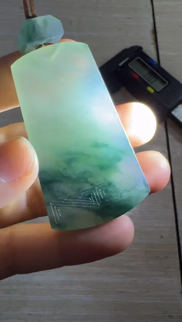 未镶嵌定制翡翠无事牌