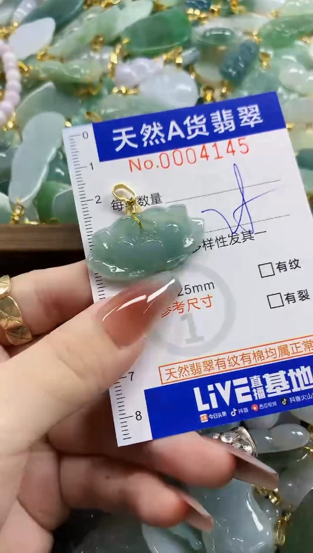 颈饰未镶嵌翡翠天然A货翡翠