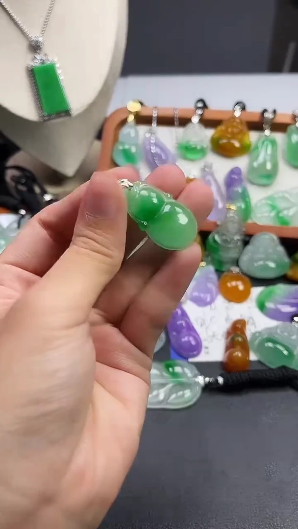 颈饰未镶嵌翡翠  所见即所得 一图一物