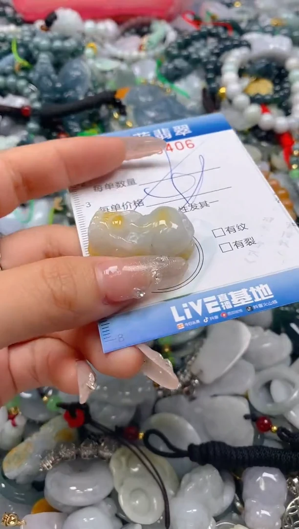 翡翠未镶嵌颈饰闪购0259406多样性发其一