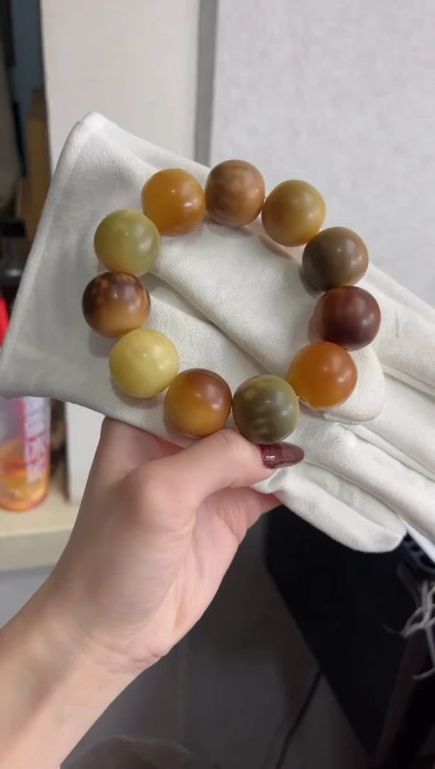 【闪购商品】菩提根/象牙果吊坠干磨大苹果23mm手串R54