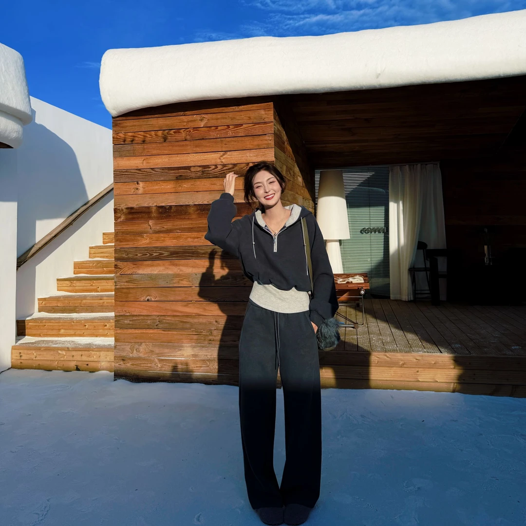 Moprobably李予诺「雾境」时尚百搭卫衣休闲裤L5448003+L5451011