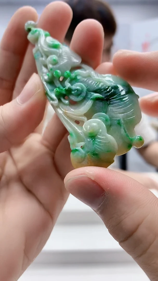 未镶嵌定制翡翠4868bb-毛货挂件10