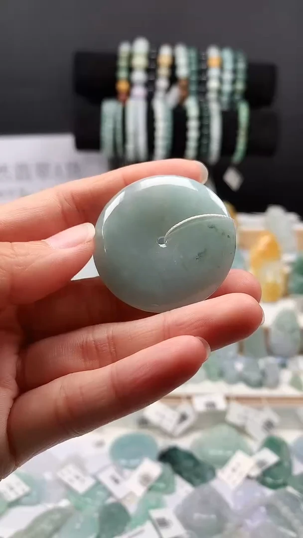 吊坠(不含链)未镶嵌翡翠30平安扣