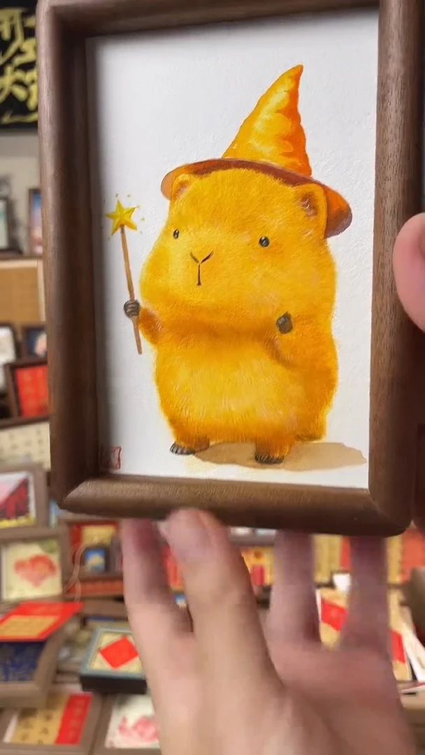 国画纯手绘书法绘画作品