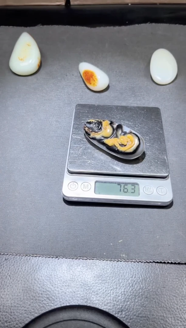 未镶嵌和田玉（子料）挂件YL-ZZ-12.1-42