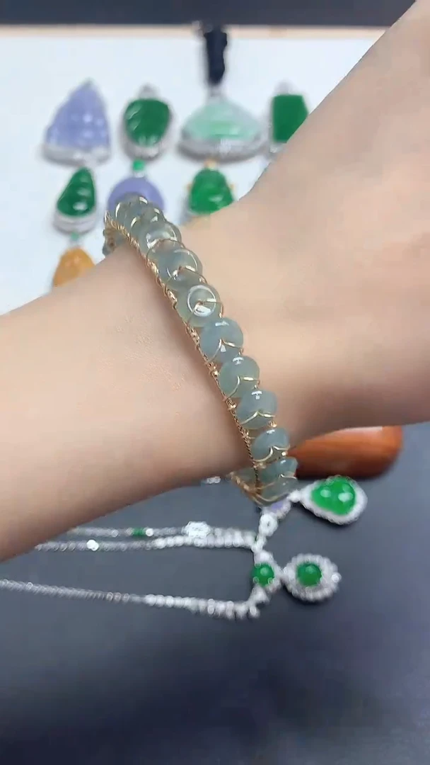 未镶嵌手链翡翠12