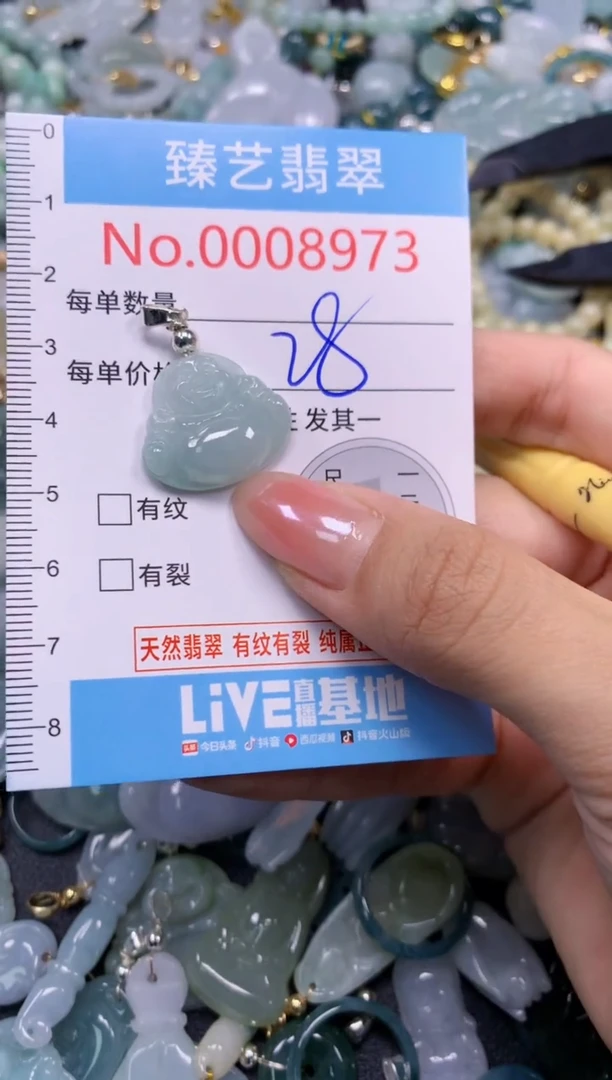 颈饰未镶嵌翡翠8973