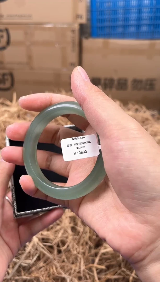 未镶嵌手镯石英质玉D664