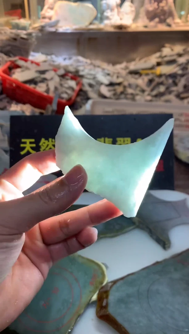 裸石翡翠0朗0翡翠珠宝705