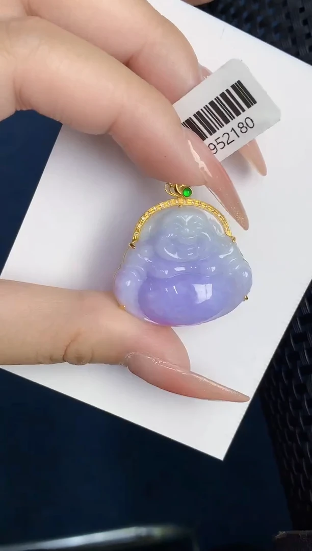 【闪购商品】翡翠颈饰18K金镶嵌000000000
