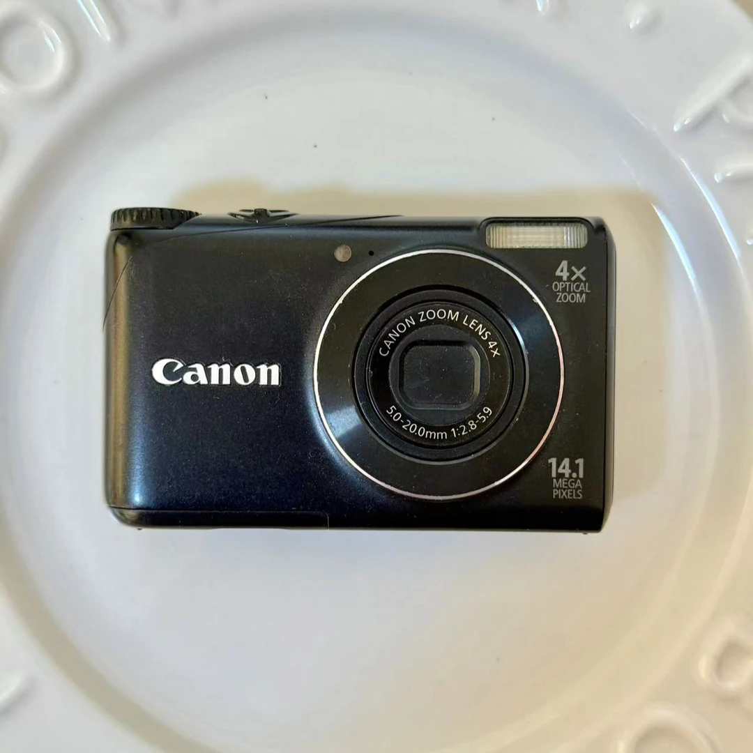 9新 Canon/佳能 a2200 黑色 1410w像素4倍光变 冷白皮氛围感ccd