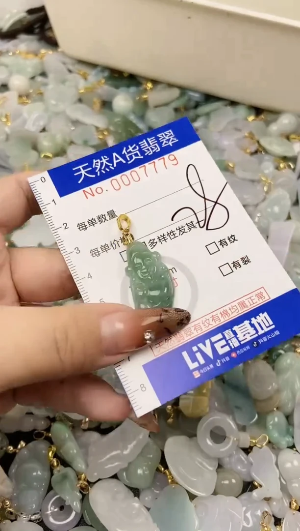 【闪购商品】翡翠颈饰未镶嵌天然A货翡翠