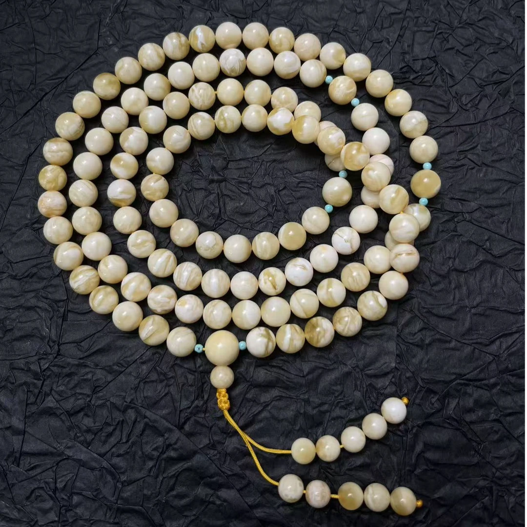 俄料白蜡8m+DIY108项链