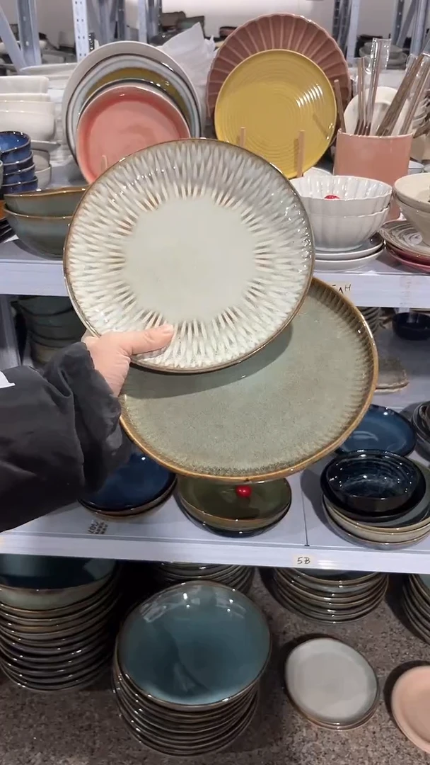 【闪购商品】瓷片外贸尾货瑕疵满20包邮X2 小盘组合