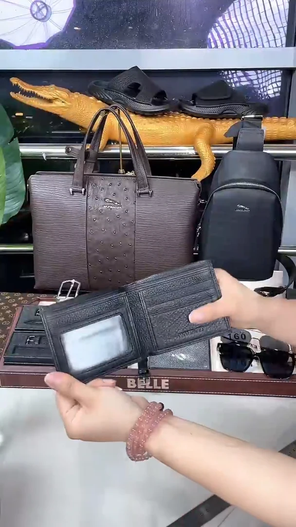 牛皮（革）韩爵绅士包包皮具263