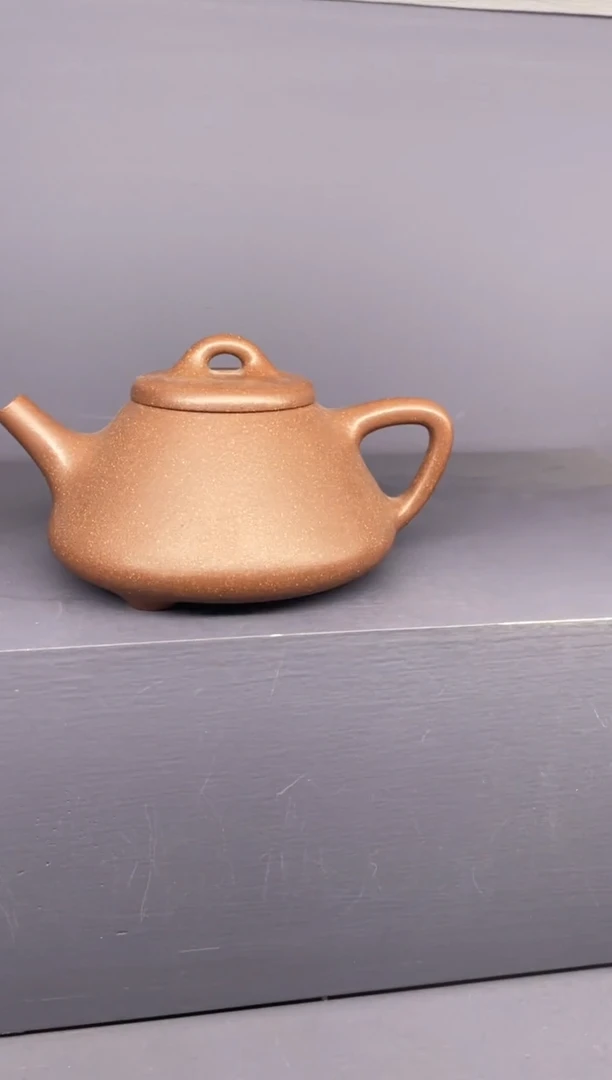 【闪购商品】紫砂茶壶老紫泥石瓢壶