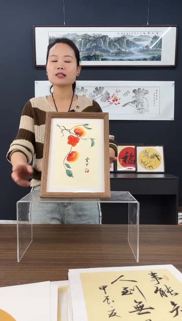 竖款绘画-A4摆台