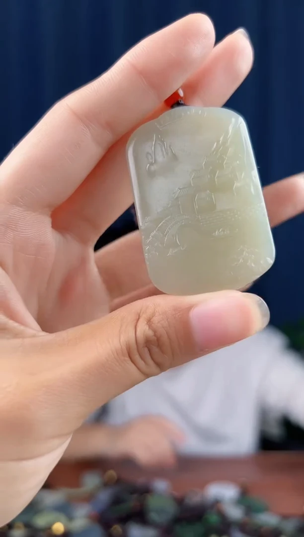 颈饰未镶嵌和田玉拍一发一，多样性发货