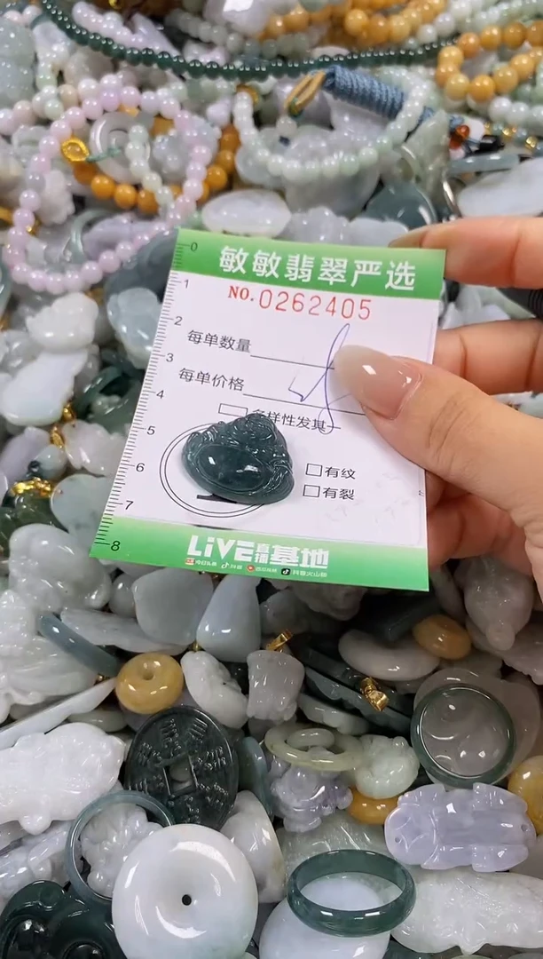 翡翠未镶嵌颈饰闪购0262405