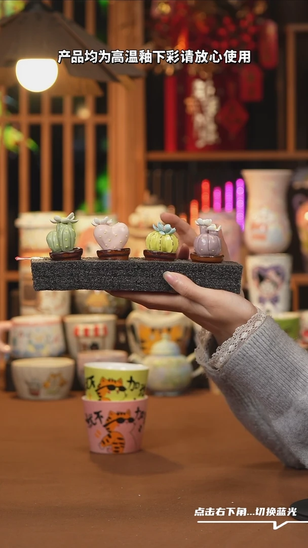 【闪购商品】摆件F033文创纯手工手绘随机