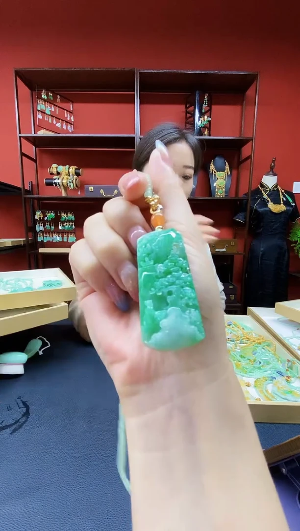 颈饰未镶嵌翡翠翡翠吊坠