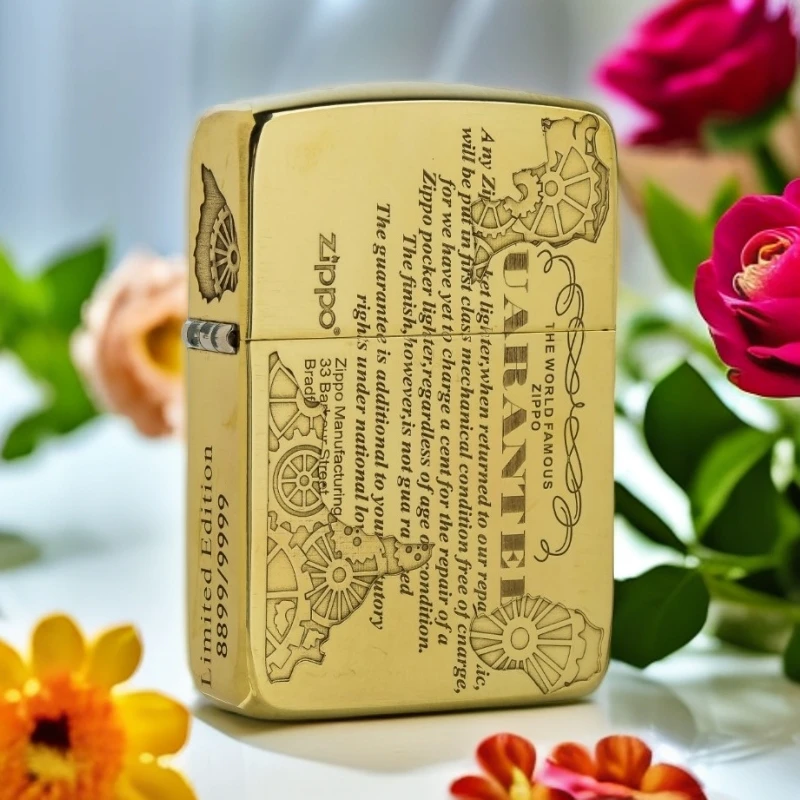 【老李鉴定】zippo打火机1941复刻黄铜/镀铬说明书DYJ1