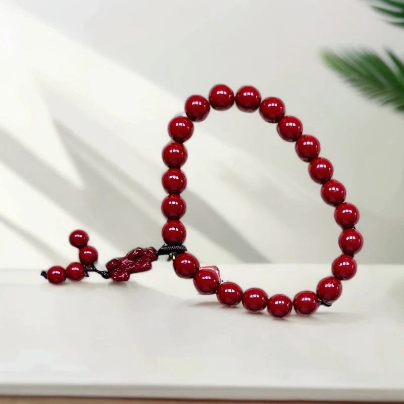 含辰砂工艺品原创朱砂紫金砂貔貅男女款本命年 多样性发--Y6844