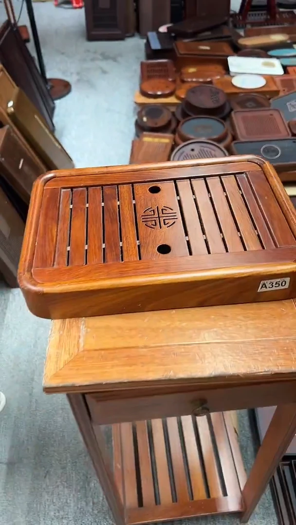 福利大叶花梨木长38CM*宽26CM茶盘