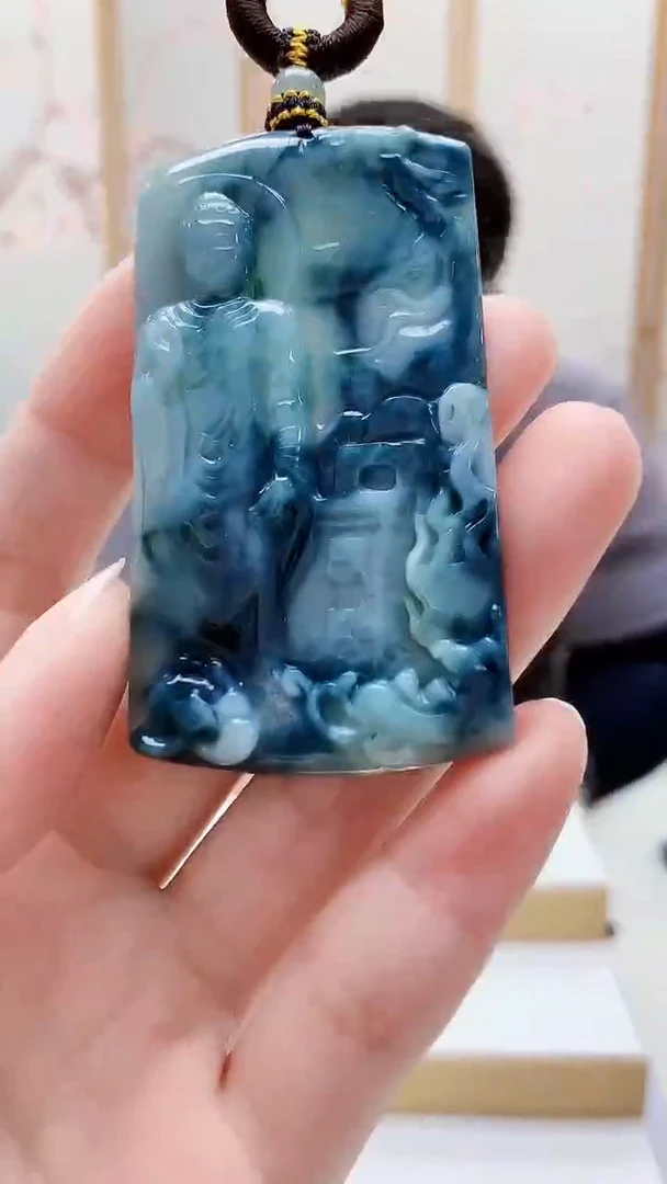 未镶嵌定制翡翠5060ry-毛货挂件60