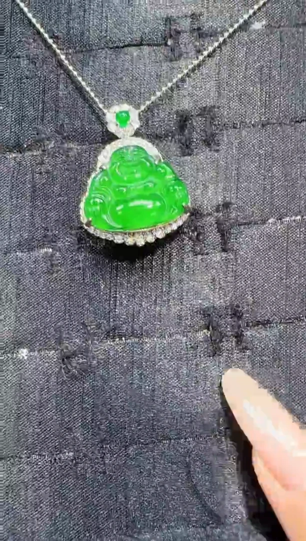 未镶嵌定制翡翠翡翠吊坠81