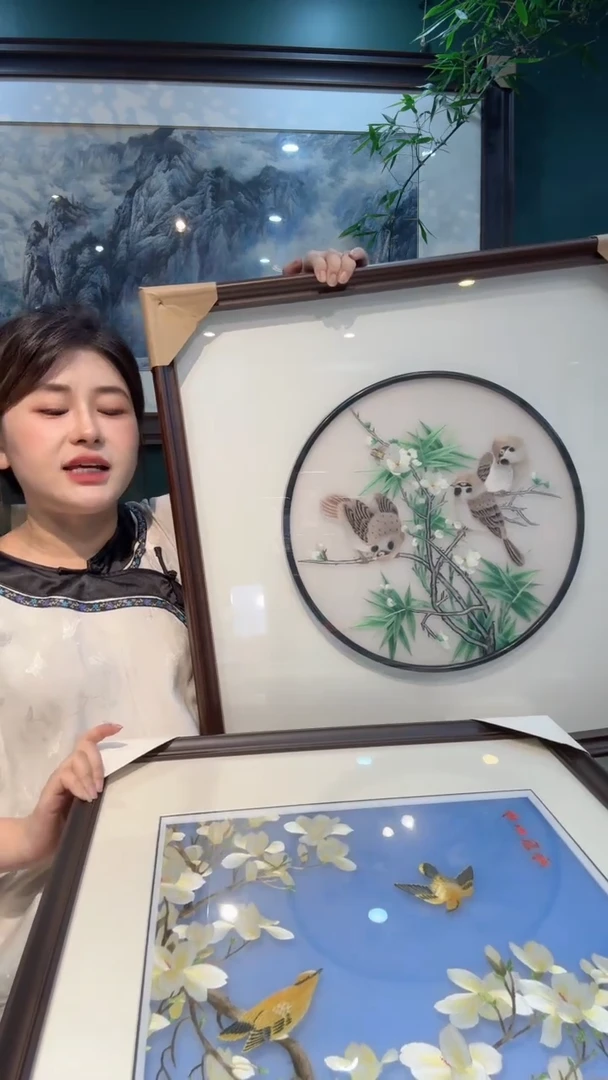 刺绣非遗苏绣手工刺绣单面绣