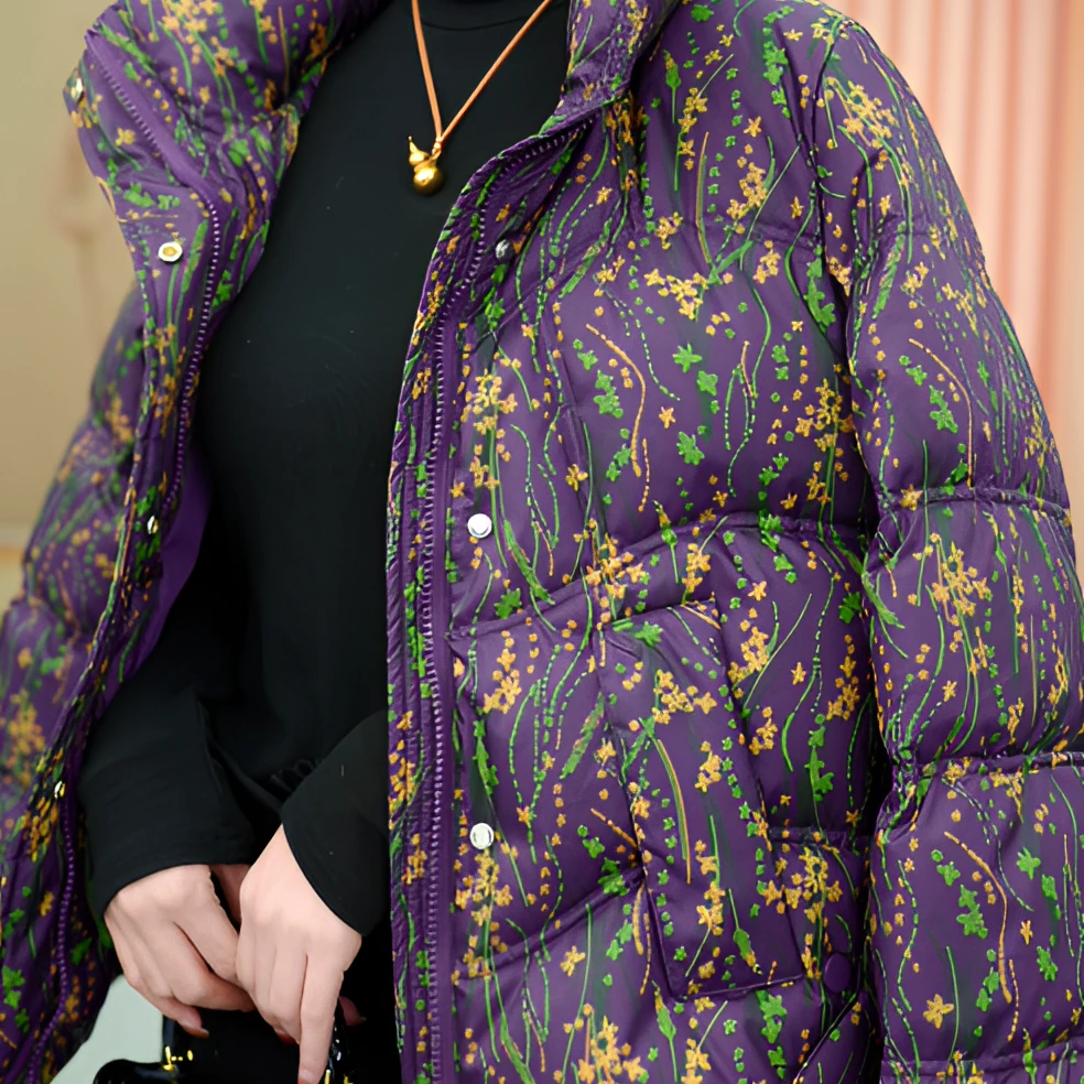 专柜品质 2024年冬新款白鸭绒修身显瘦保暖羽绒外套ZF-R017