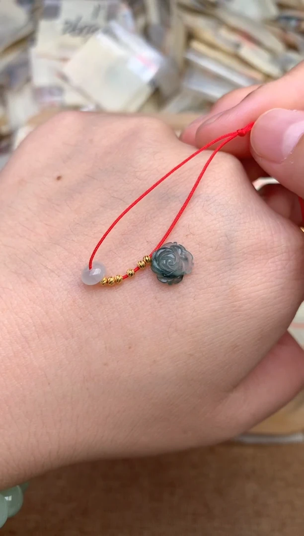 18K金镶嵌挂件翡翠一15