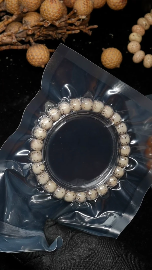 手串星月菩提9*8骨瓷白-A59-1