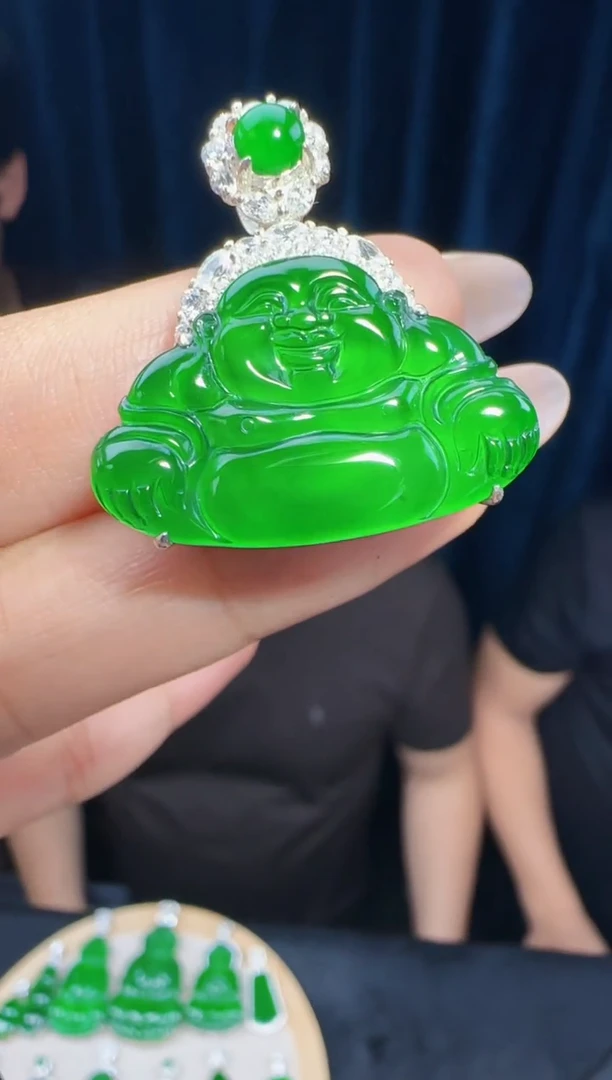 未镶嵌定制翡翠翡翠吊坠79